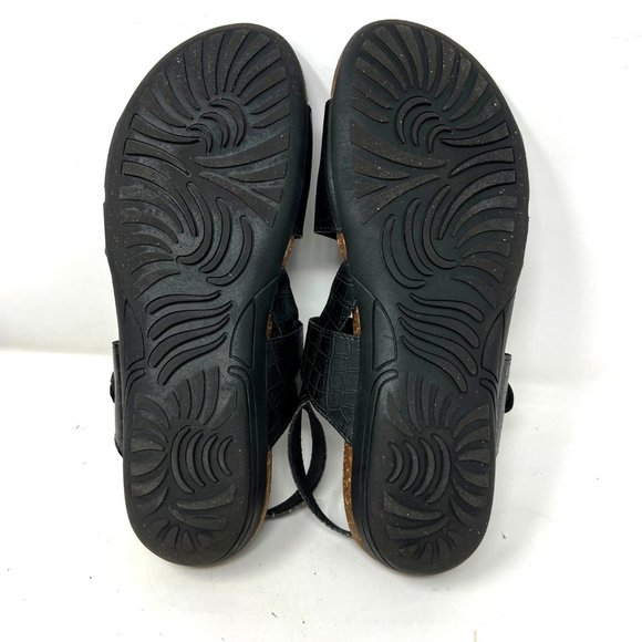 Easy Street Women's Winnie 30-1302 Strap Sandal Black Adjustable Size 10M‎ - Picture 8 of 8